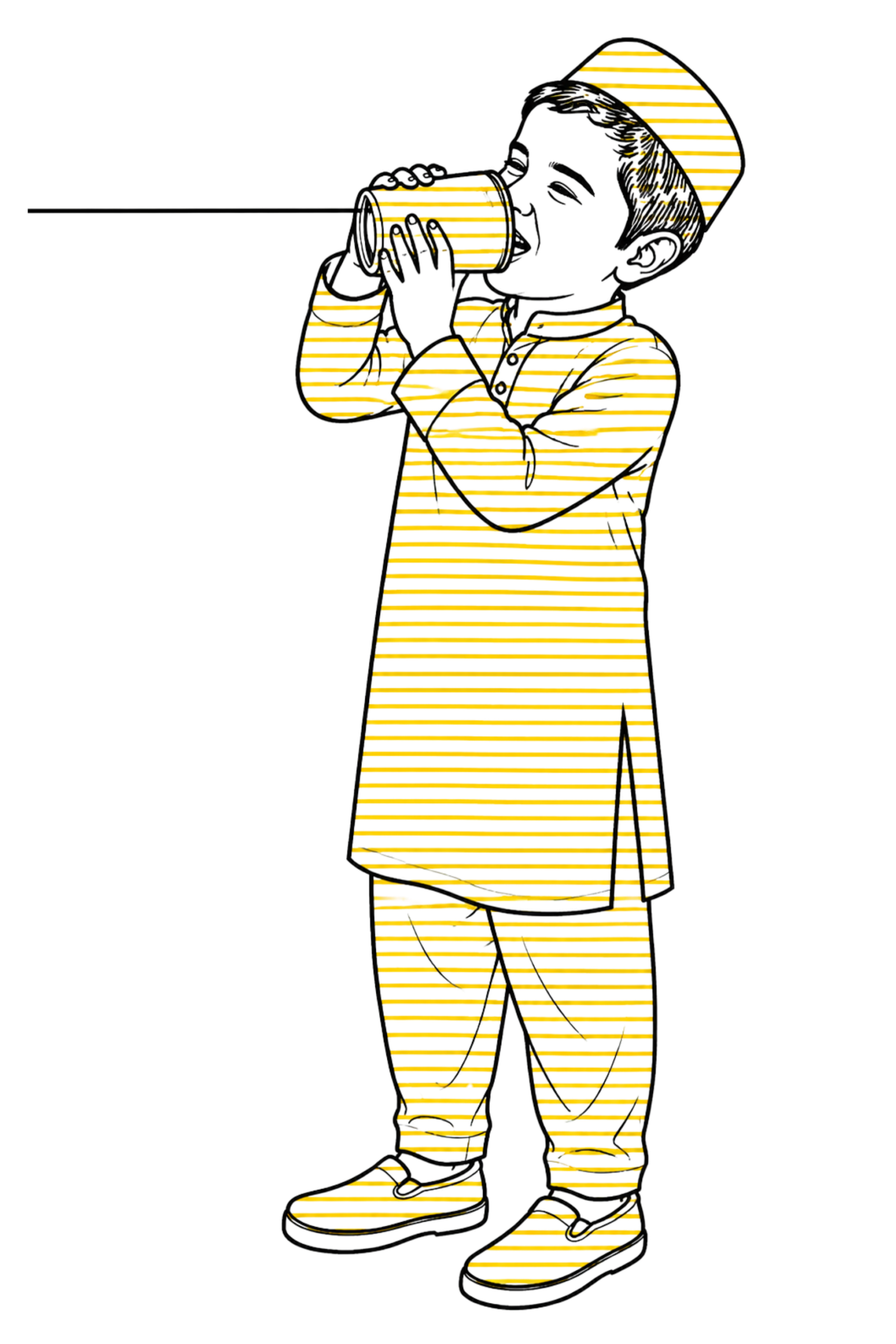 Contact illustration right